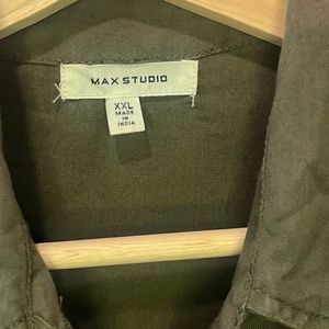 Max studio olive green jumpsuit
